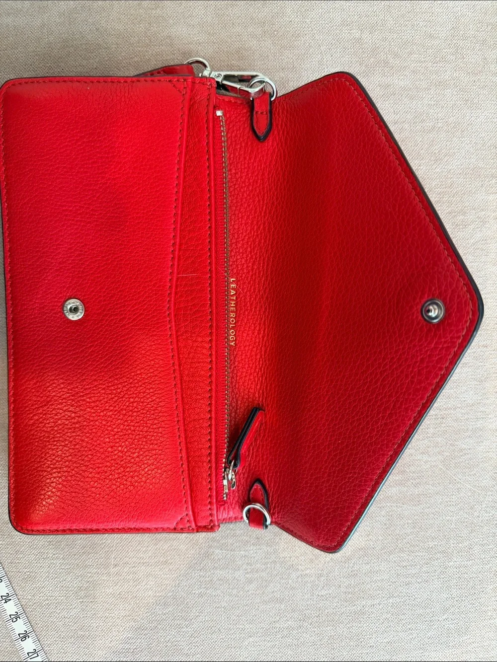 Red Leatherology wallet